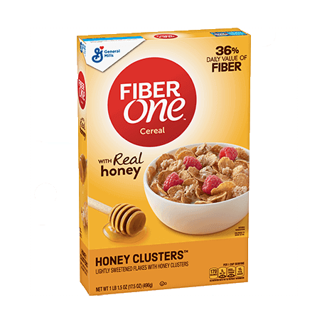 Fiber One Bran Cereal, Original, front of 3.6oz box